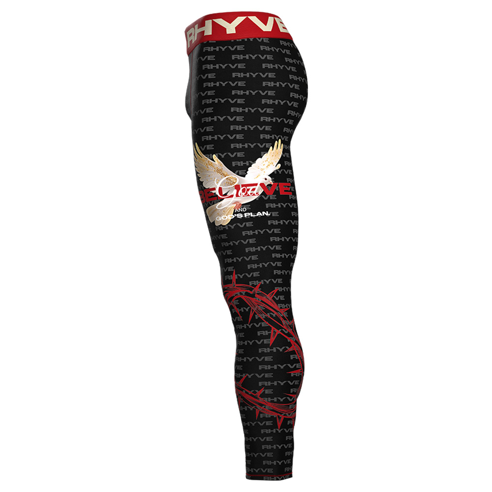 God’s Plan BJJ Compression Pants - Image 3
